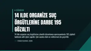 14 Ilde Organize Suç Örgütlerine Darbe 195 Gözaltı