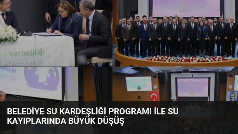 Belediye Su Kardeşliği Programı İle Su Kayıplarında Büyük Düşüş