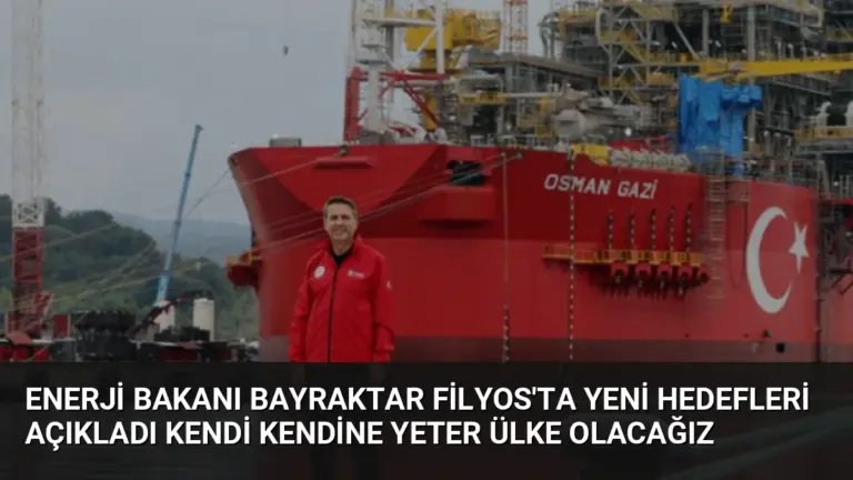 Enerji Bakanı Bayraktar Filyos’ta Yeni Hedefleri Açıkladı Kendi Kendine Yeter Ülke Olacağız
