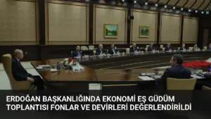 Erdoğan Başkanlığında Ekonomi Eş Güdüm Toplantısı Fonlar ve Devirleri Değerlendirildi