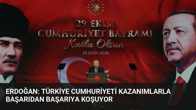 Erdoğan: Türkiye Cumhuriyeti kazanımlarla başarıdan başarıya koşuyor