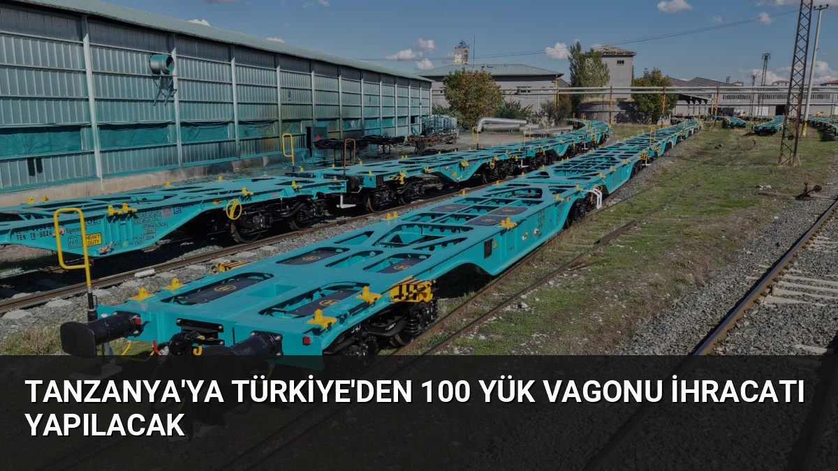 Tanzanya’ya Türkiye’den 100 Yük Vagonu İhracatı Yapılacak