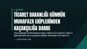 Ticaret Bakanlığı Gümrük Muhafaza Ekiplerinden Kaçakçılığa Darbe