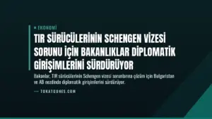 TIR Sürücülerinin Schengen Vizesi Sorunu İçin Bakanlıklar Diplomatik Girişimlerini Sürdürüyor