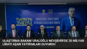 Ulaştırma Bakanı Uraloğlu Nevşehir’de 20 Milyar Lirayı Aşan Yatırımları Duyurdu